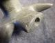 Large Stone Pipe Bat Winged Carving Stone Pipe Detail Steatite Stone Native American photo 7