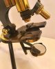 Antique Early Watson & Sons Fram 4971 Brass Microscope With Lenses Vgc Other Antique Science Equip photo 5