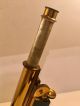 Antique Early Watson & Sons Fram 4971 Brass Microscope With Lenses Vgc Other Antique Science Equip photo 7