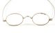 Antique Eyeglasses Oval Lenses Nickel Frames Long Temples B&l (?),  Vintage Case Optical photo 2