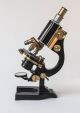 Antique Leitz Black And Brass Microscope Mechanical Rotating Stage C.  1919 Microscopes & Lab Equipment photo 4