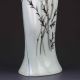 Chinese Famille Rose Porcelain Hand - Painted Bamboo Cheongsam Shape Vase G306 Vases photo 3
