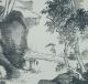 Japanese Hanging Scroll: Deep Mountain In The Rain By Ooike Seiran @18 Paintings & Scrolls photo 3