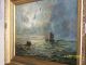 Abraham Hulk L Listed Artist C19th C Oil On Canvas Seascape Maritime Other Maritime Antiques photo 1