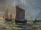 Abraham Hulk L Listed Artist C19th C Oil On Canvas Seascape Maritime Other Maritime Antiques photo 4