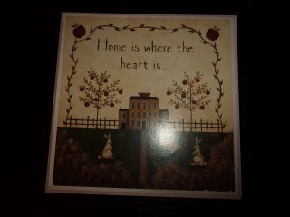 Primitive Sign Apple Tree /saltbox House photo