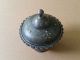 Antique Ottoman Hand - Forged Brass Small Bowl With The Lid 18c Islamic photo 7