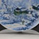 Chinese Porcelain Hand Painted Snow Mountains Plate W Qianlong Mark Plates photo 4