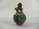 Decorated Old Jade Armored Tibet - Silver Dragon Phoenix Lion Lucky Statue St62b05 Other Antique Chinese Statues photo 1