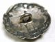 Antique Sterling Silver Button - Minstrel Playing Mandolin - Hallmarked - 3/4 