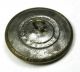 Antique Brass Button Detailed Running Rabbit Pictorial Design - 15/16 