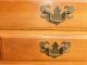 Vintage French Country Cottage Maple Double Dresser By Young Republic Brass Post-1950 photo 3