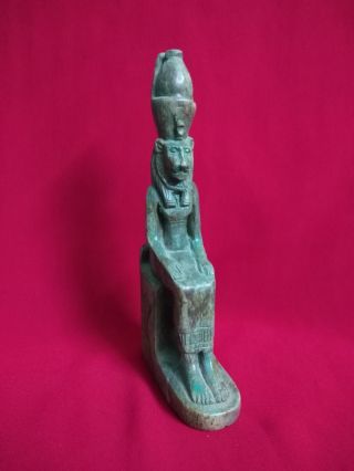 Ancient Egyptian Statue Of God Sekhmet (1390 - 1352 B.  C) photo