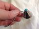 Vintage Hand Made Navajo Sterling & Turquoise Candle Snuffer Curved Handle Native American photo 6