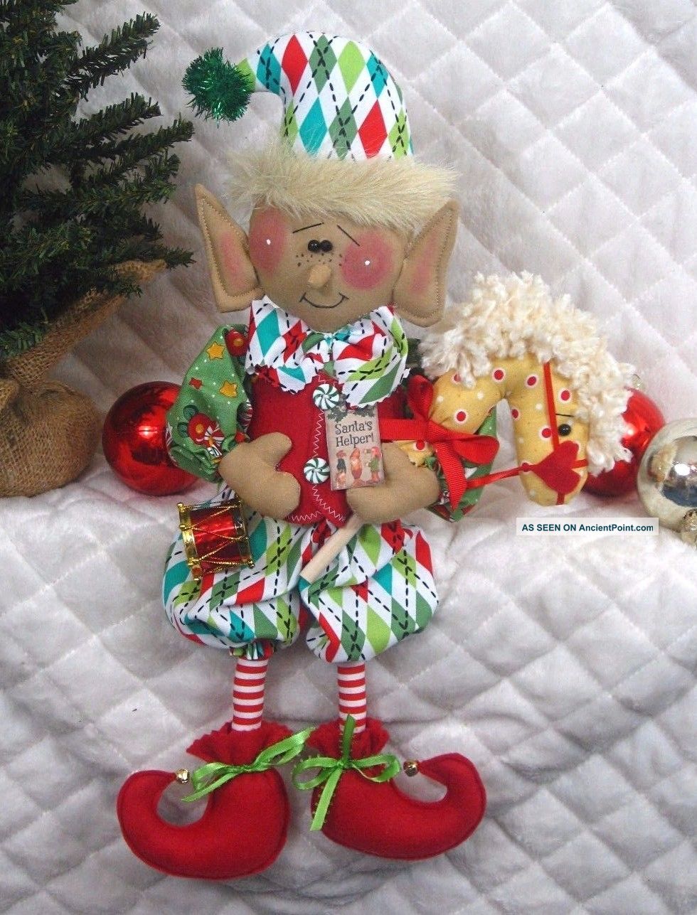 Primitive Raggedy Folk Art Christmas 16 