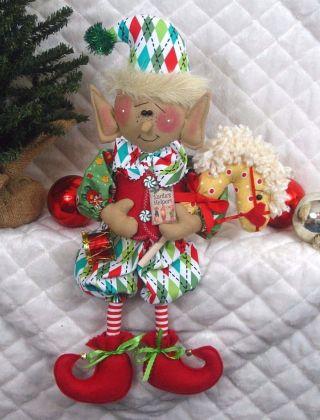 Primitive Raggedy Folk Art Christmas 16 
