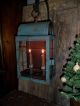 Primitive Metal Lantern,  Early Look Homestead Double Candle Light,  Hoosier Green Primitives photo 5