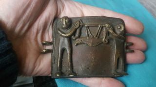 Massive Unidentified Bronze Buckle photo