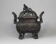 19th Century Chinese Bronze Bamboo Form Censer With Mark Other Chinese Antiques photo 1
