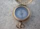 Vintage Brass Antique Nautical Handmade Pocket Push Button Compass Ship Instrume Compasses photo 2