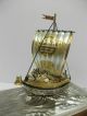 Silver980 The Japanese Treasure Ship.  94g/ 3.  31oz.  Takehiko ' S Work. Other Antique Sterling Silver photo 6