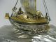 Silver980 The Japanese Treasure Ship.  94g/ 3.  31oz.  Takehiko ' S Work. Other Antique Sterling Silver photo 8