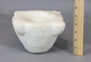 Small 18thc Antique Pharmacy Apothecary Carved Marble Mortar,  Nr photo