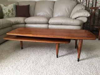 Black Friday Lane Acclaim Coffee Table Switchblade Mid Century Modern photo