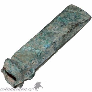 Museum Quality Bronze Age Circa 2500 - 1500 Bc Celtic Looped Ax photo