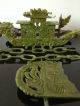 Rare 100 Chinese Natural Jade Hand - Carved Rare Dragon Boat 一帆风顺 Yifanfengshun Other Antique Chinese Statues photo 4