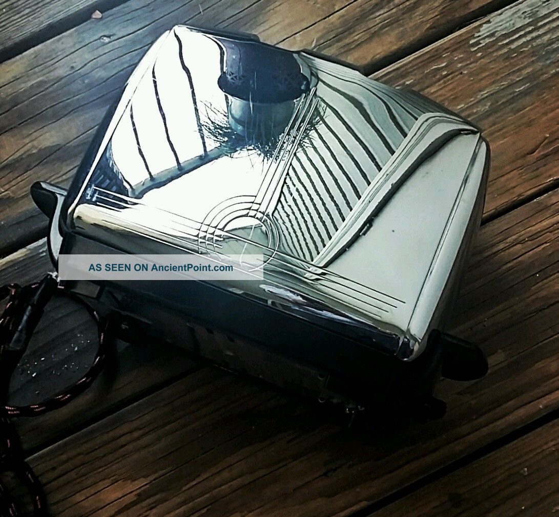 Vintage 50s Sunbeam T - 20c Automatic Radiant Control 2 - Slot Chrome Toaster Toasters photo