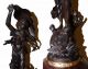 Large French Figural Marble Mantel Clock Signed D.  Mougin And Bruchon Clocks photo 2