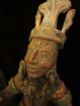 Pre - Columbian Pottery Mayan Aztec God Warrior Latin American photo 2