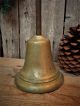 Antique Christmas Bell Shaped Brass Tall Doorstop 16 