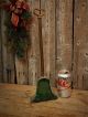 Antique Christmas Bell Shaped Brass Tall Doorstop 16 