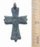 Ancient Old Bronze Decorated Cross (now05) Byzantine photo 1