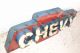 Recycled Scrap Metal Chevy Bowtie Sign Bar Rustic Auto Man Cave Garage Primitives photo 2