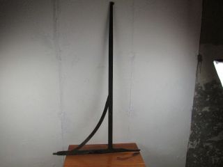 Antique Fireplace Crane Huge 47 3/4 