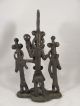 Antique African Yoruba Tribal Brass / Bronze Art Sculpture Figural Ogboni Statue Sculptures & Statues photo 3