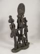 Antique African Yoruba Tribal Brass / Bronze Art Sculpture Figural Ogboni Statue Sculptures & Statues photo 4