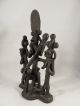 Antique African Yoruba Tribal Brass / Bronze Art Sculpture Figural Ogboni Statue Sculptures & Statues photo 5