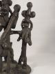 Antique African Yoruba Tribal Brass / Bronze Art Sculpture Figural Ogboni Statue Sculptures & Statues photo 8