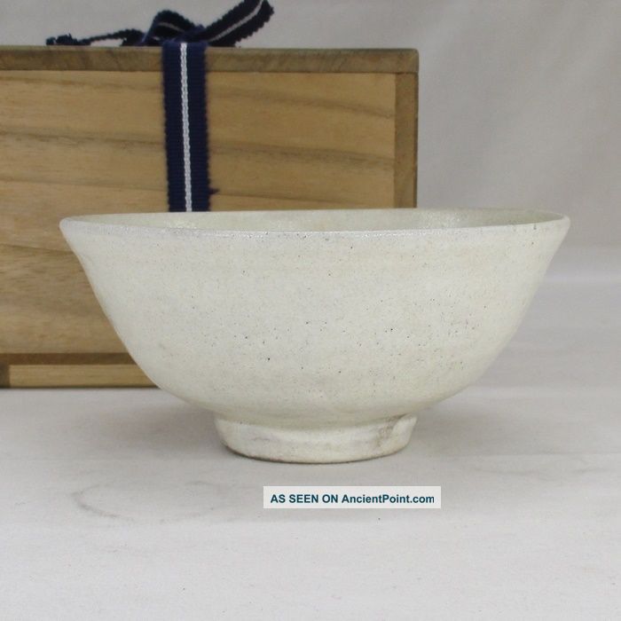 D292: Korean Joseon Dynasty Style Pottery Tea Bowl Of Traditional Kobiki Glaze 2 Korea photo