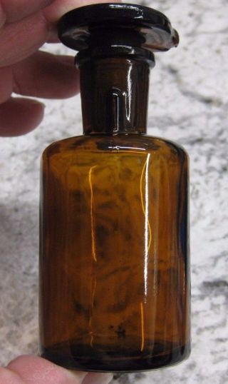 Antique Tc Wheaton Glass Co.  Tcw Co.  27 Usa Apothecary Bottle & Glass Stopper photo