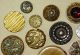 Antique Victorian Metal Picture Buttons Buttons photo 1