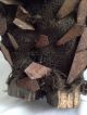 Very Old Bizarre Looking Carved African Figure With Metal Spikes Other African Antiques photo 10