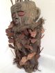 Very Old Bizarre Looking Carved African Figure With Metal Spikes Other African Antiques photo 4
