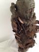 Very Old Bizarre Looking Carved African Figure With Metal Spikes Other African Antiques photo 5