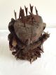 Very Old Bizarre Looking Carved African Figure With Metal Spikes Other African Antiques photo 6