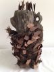 Very Old Bizarre Looking Carved African Figure With Metal Spikes Other African Antiques photo 7